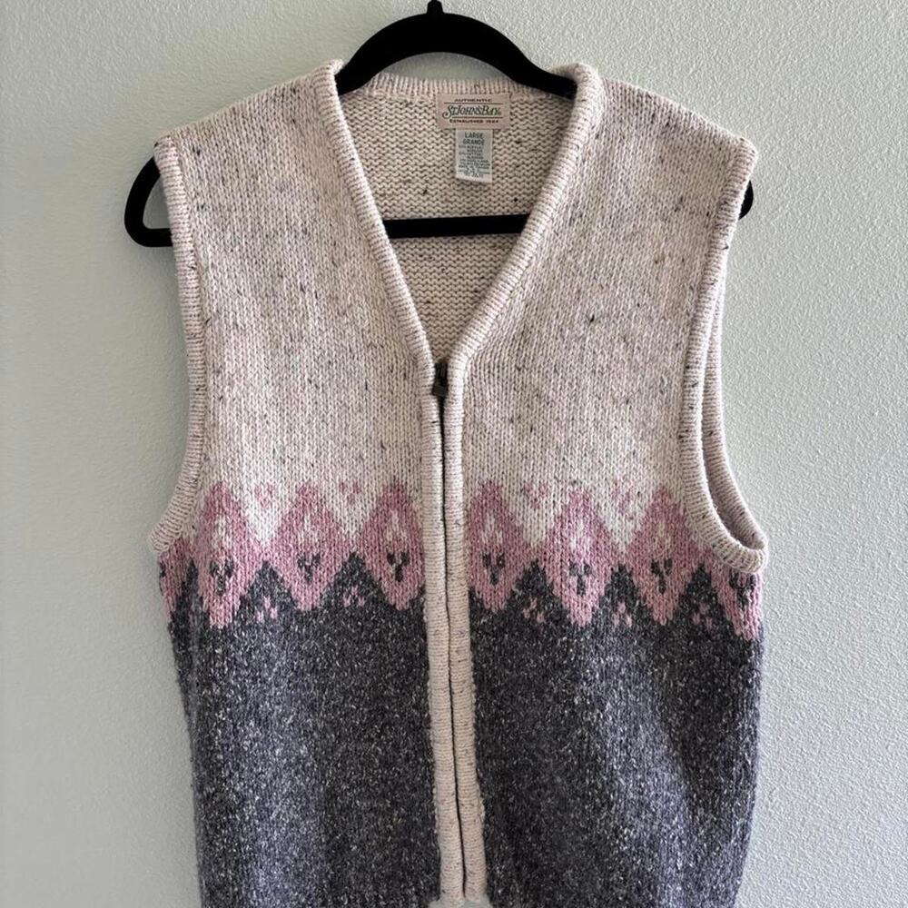 Vintage st johns bay zip front